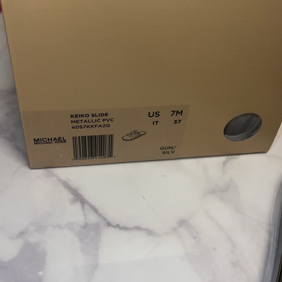 New Michael Kors Metallic Sandals size 7 - Picture 3 of 5